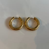 2506PR0792#D / Stainless hoop pierce / 5mm 2.6cm（Gold）