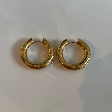 2506PR0792#D / Stainless hoop pierce / 5mm 2.6cm（Gold）