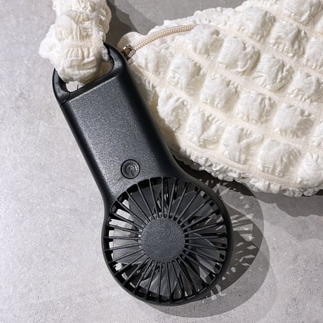 23SSGS002 / Karabiner handy fan（Black）