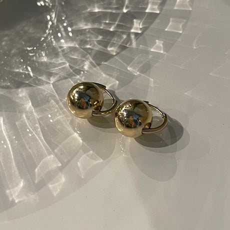 2311PR0606 / Metal ball hoop Pierce（Gold）