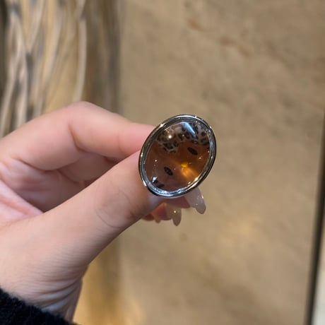2508RG0670 / Clear Stone ring（Silver）