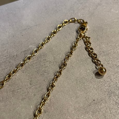 2508NC0356 / Heart motif Connect Necklace（Gold）
