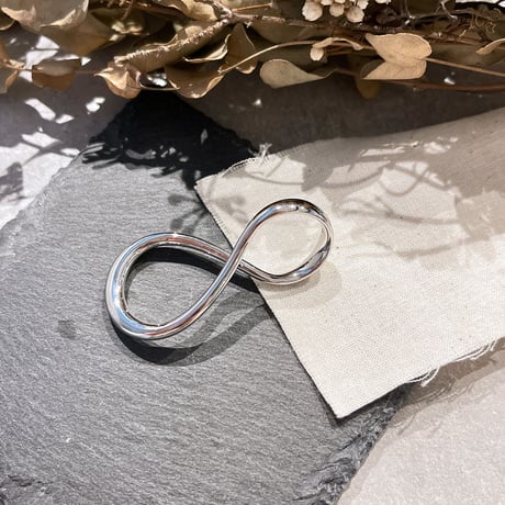 2310RG0315 /  Twist double finger ring （Silver）