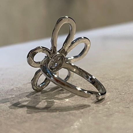 2505RG0621 / Stone Flower motif ring（Silver）