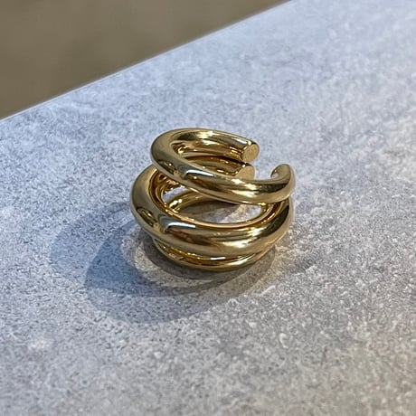 2601EC032 / Triple line volume Earcuff（Gold）