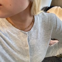 2511NC0371 / Ball Twist Necklace（Gold）