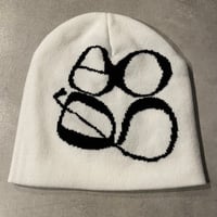2501HW0068(S)/ Logo Knit beanie Cap（White）