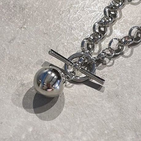 2402BR0029 / Ball chain mantel Bracelet （Silver）