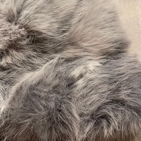 2412SL110046GR(S)/ Marble color Volume fur Hat（Gray）