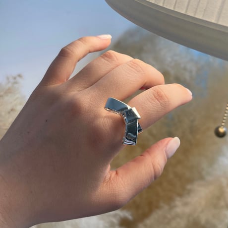 2405RG0472 / Ribbon motif ring（Silver）