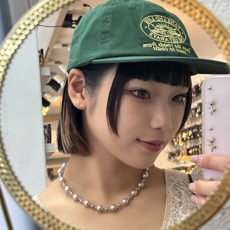 26612KC130001NN/ Classic logo flat  visor cap（Green）