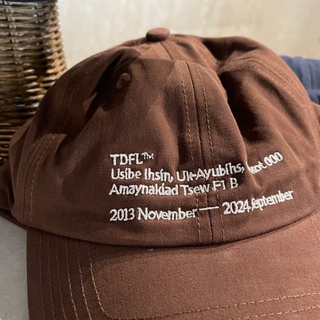 KF251114AST(S) / Text Embroidery Cap（Navy）