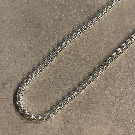2506NC0341 / Square chain Necklace（Silver）