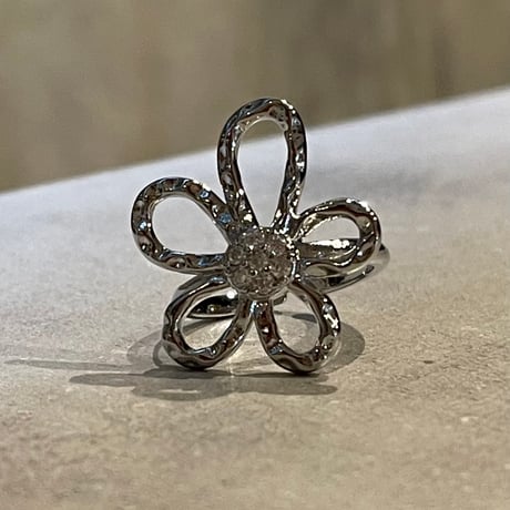 2505RG0621 / Stone Flower motif ring（Silver）