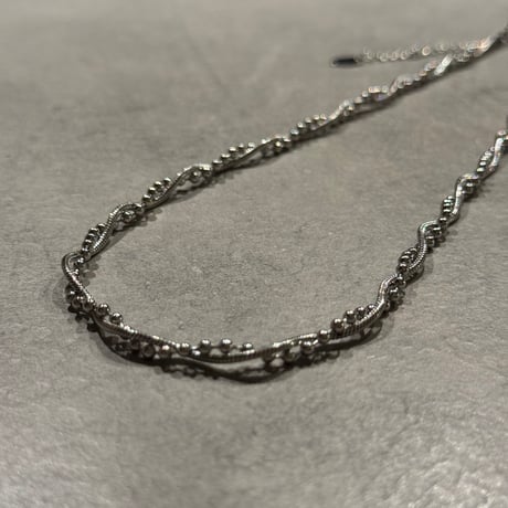 2511NC0371 / Ball Twist Necklace（Silver）