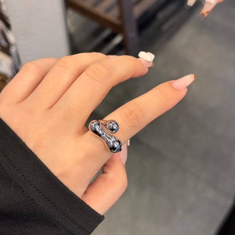 2412RG0550 / Width asymmetry volume ring（Silver）