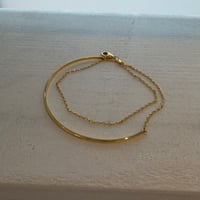 2604BR0124 / Docking chain Bracelet（Gold）