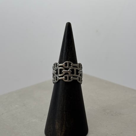 2606RG0813 / Mantel connect design ring（Silver）