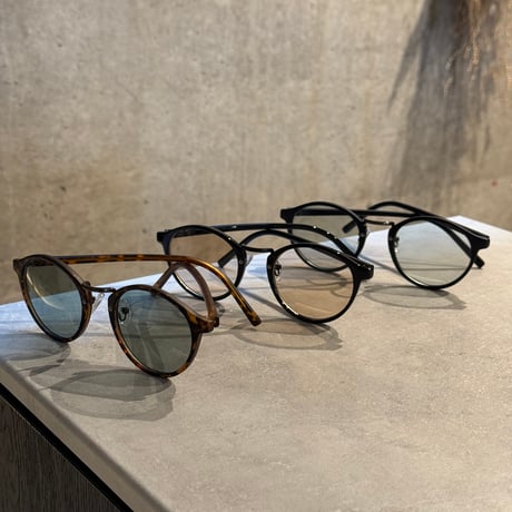 SE25SG_CA012（S） / Boston Sunglasses (Black/Blue)