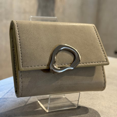 2509GS040(S)/ Point Tri-fold Wallet（Beige)