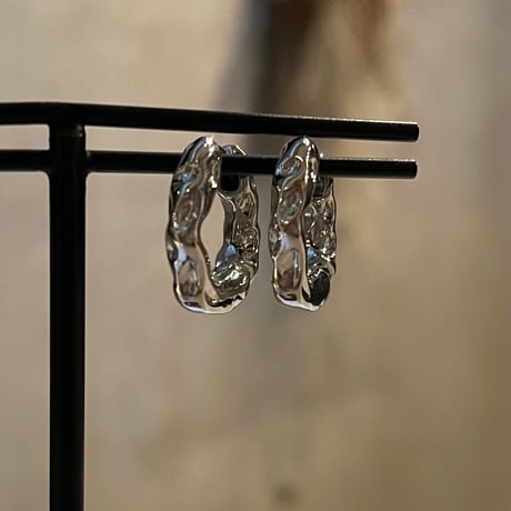 2506PR0788 / Craft hoop pierce（Silver）
