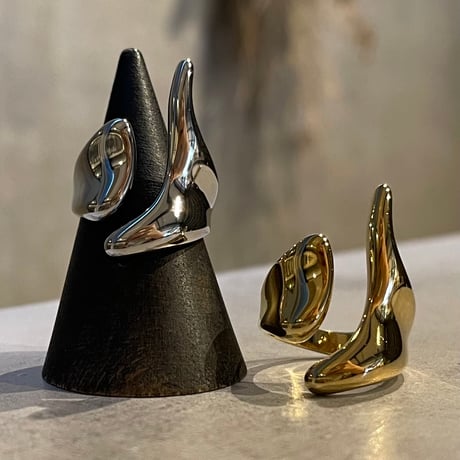 2506RG0653 / Irregular asymmetry design ring（Silver）