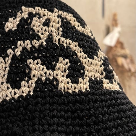 2505HW0091(S)/ Knit bucket hat（Black）