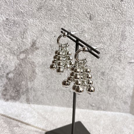 Metal ball connect pierce （Silver）/ 2209_PR0507