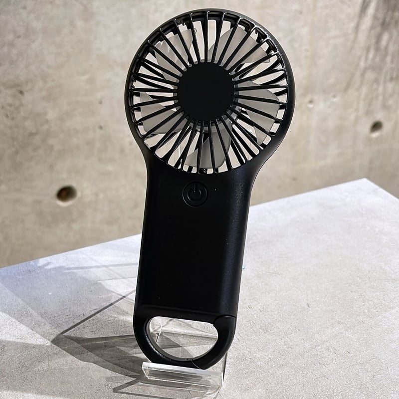 23SSGS002 / Karabiner handy fan（Black） | Calino