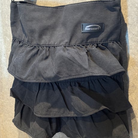 2507BG032(S) / Frill tote bag（Black）