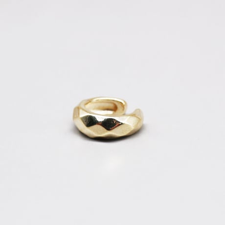 Rhombus cut design Small Earcuff （Gold） / EC085