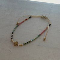 2604BR0122 / Color beads Bracelet（Gold）