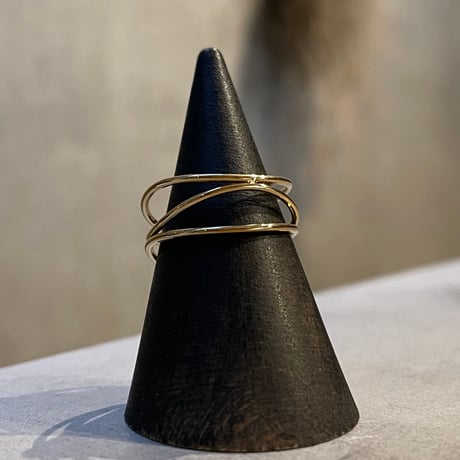 2502RG0579 / Helix design ring（Gold）