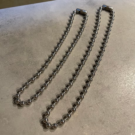 2411NC0264 / Ball chain necklace （Silver 8mm/50cm,60cm）