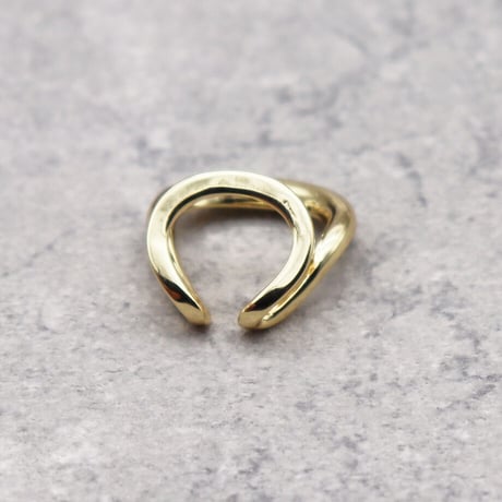Double Layer Bending Ear Cuff （GOLD）  / EC-039