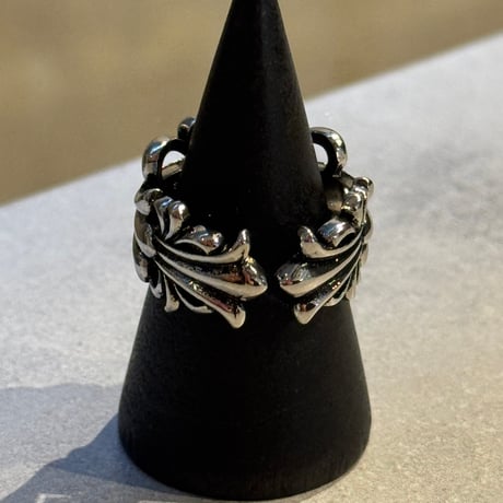2601RG0727 /Vintage Cross Metal ring（Silver）