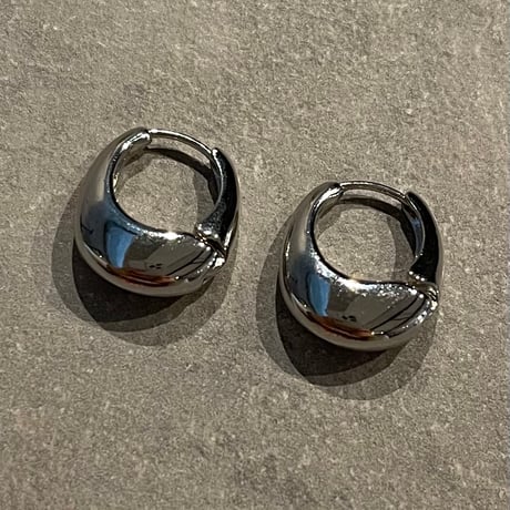 2506PR0787 / Drop hoop pierce（Silver）