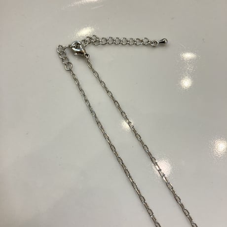 Barropue pearl bar chain Necklace (Silver) / 2212_NC0177