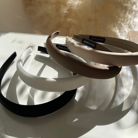 2401HA0048 / Satin headband（White）