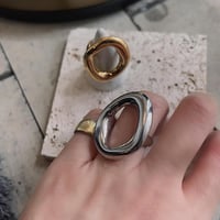 2608RG0818  / Craft circle design ring（Silver）