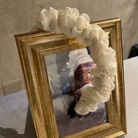 2503HA0059（S）/ Gather Chiffon headband（White)