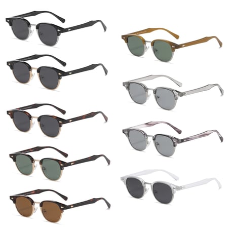 【 Legit Eyewear 】Sunglasses Murakami (Black/Grey/Gold)