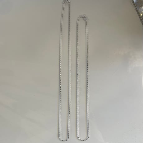 2405NC0249 / Twist chain necklace / Silver925（Silver）