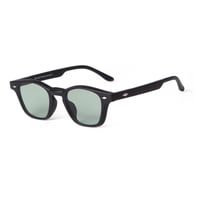 【 Legit Eyewear 】Sunglasses En'yū (Matt Black/Green)