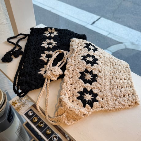 2606HW068(S) / Floral Hooded Bonnet（Beige）