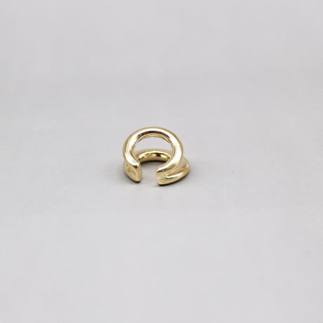 Double Circle Ear Earcuff （Gold） / EC080