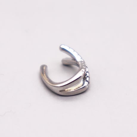 Cross Metal small  Earcuff （Silver/Left） / EC070