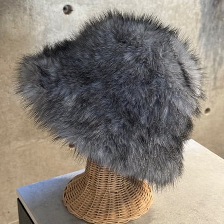 2510KC1022(S) / Mix Fur Hat（Gray/Black）