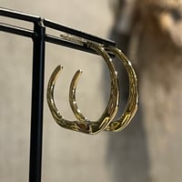 2510PR0817 / Craft thin hoop Pierce（Gold）