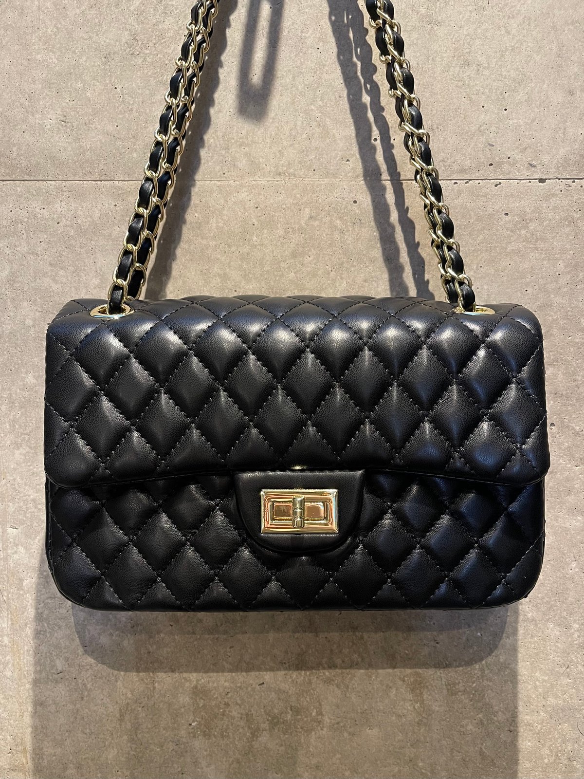 2502BG023(S) / 2Way Chain Quilting Shoulder Bag